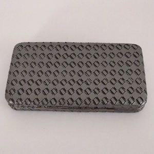 Basket Weave Embossed Faux Leather Wallet